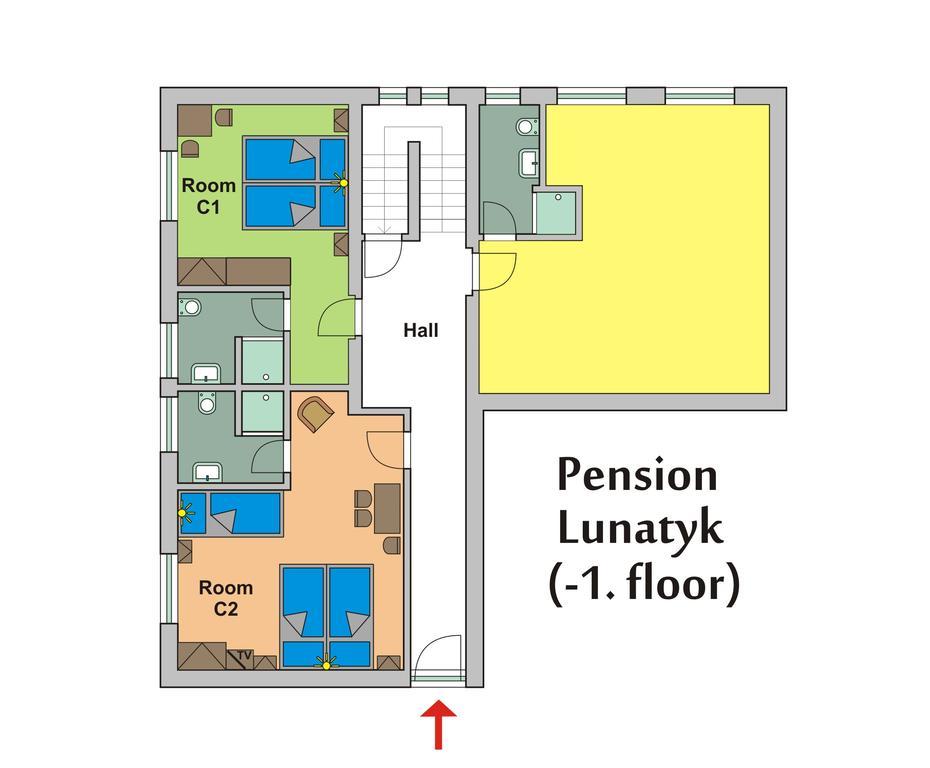 Pension Lunatyk Liptovský Mikuláš エクステリア 写真